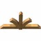 Ekena Millwork Redmond Rough Sawn Timber Gable Bracket, Western Red Cedar, 72"W x 36"H x 6"D x 6"F, 12/12 Pitch GBW072X36X0606RED00RWR - alternate 2